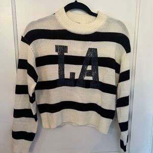 Stripe LA sweater, XS, new